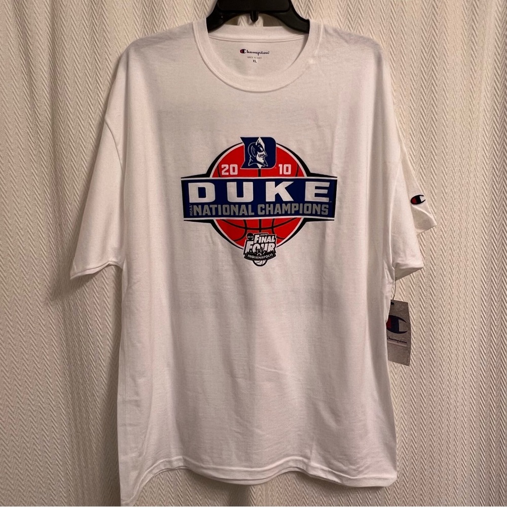 Duke Championship Tee White 2010 Duke National Champions Tee